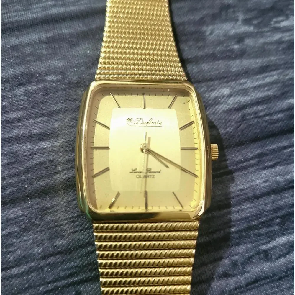 Rare Vintage Dufonte Lucien Piccard Mens Watch New Old Stock - Picture 4 of 13